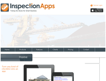 Tablet Screenshot of inspectionapps.com